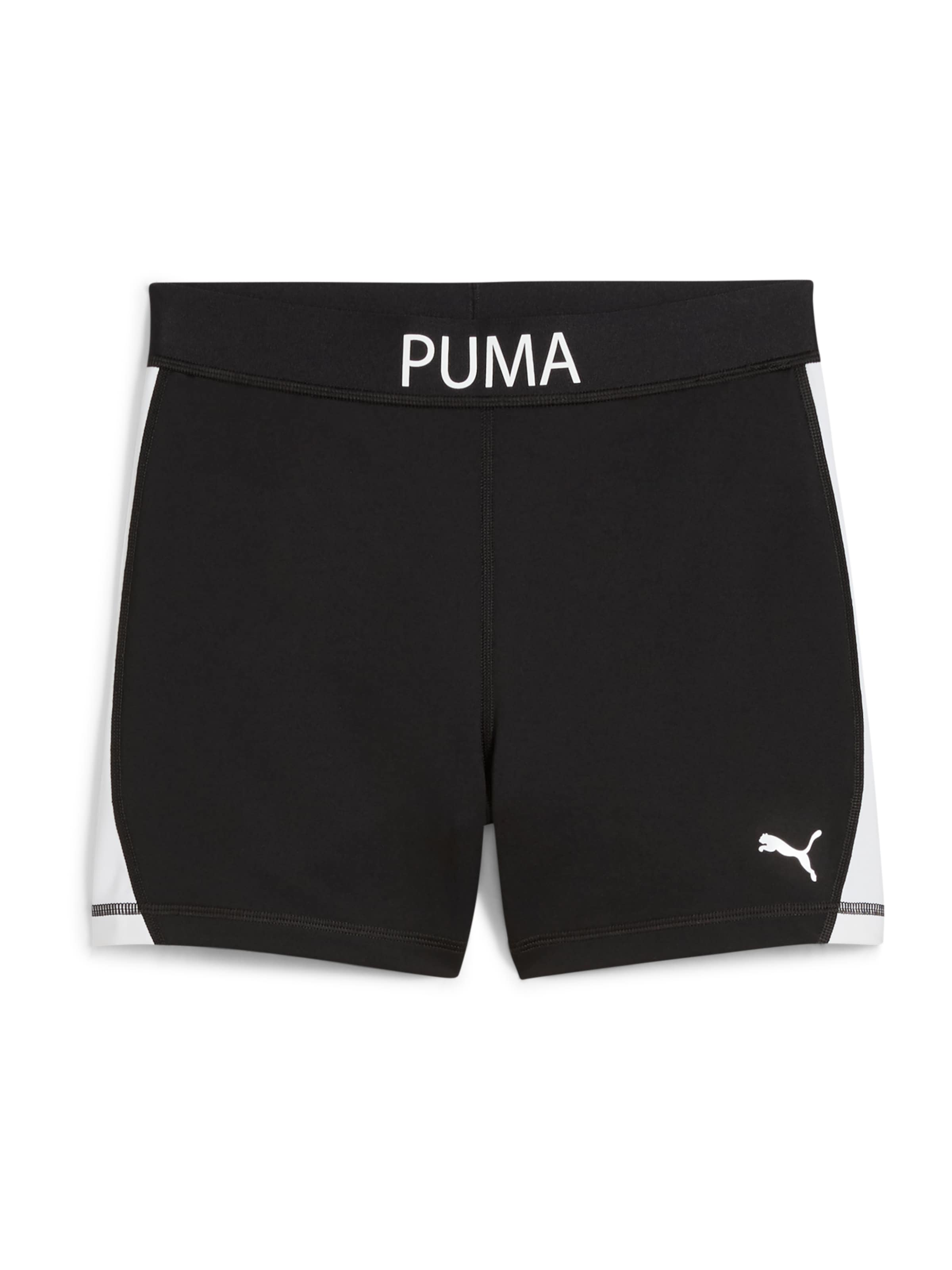 Skinny Pantalon de sport 'Strong' PUMA en noir : devant