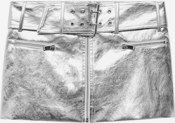 MANGO Skirt 'Lauren' in Silver: front