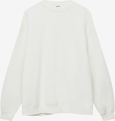 Pull&Bear Sweatshirt in weiß, Produktansicht