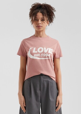 QS Shirt in Roze: voorkant