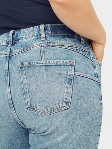 River Island Plus - Slimfit Calças de ganga em azul