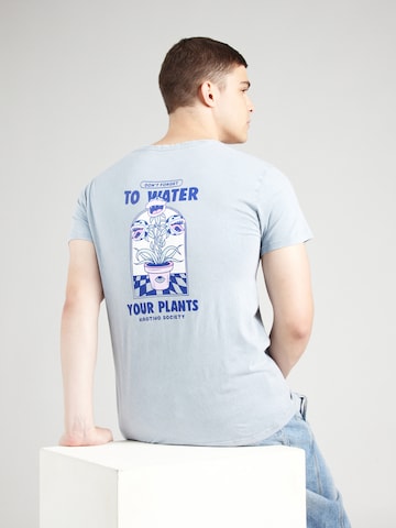 Kaotiko T-Shirt in Blau: Vorderseite