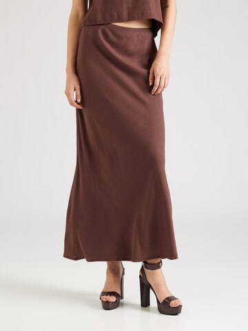 River Island Skirt in Brown: front