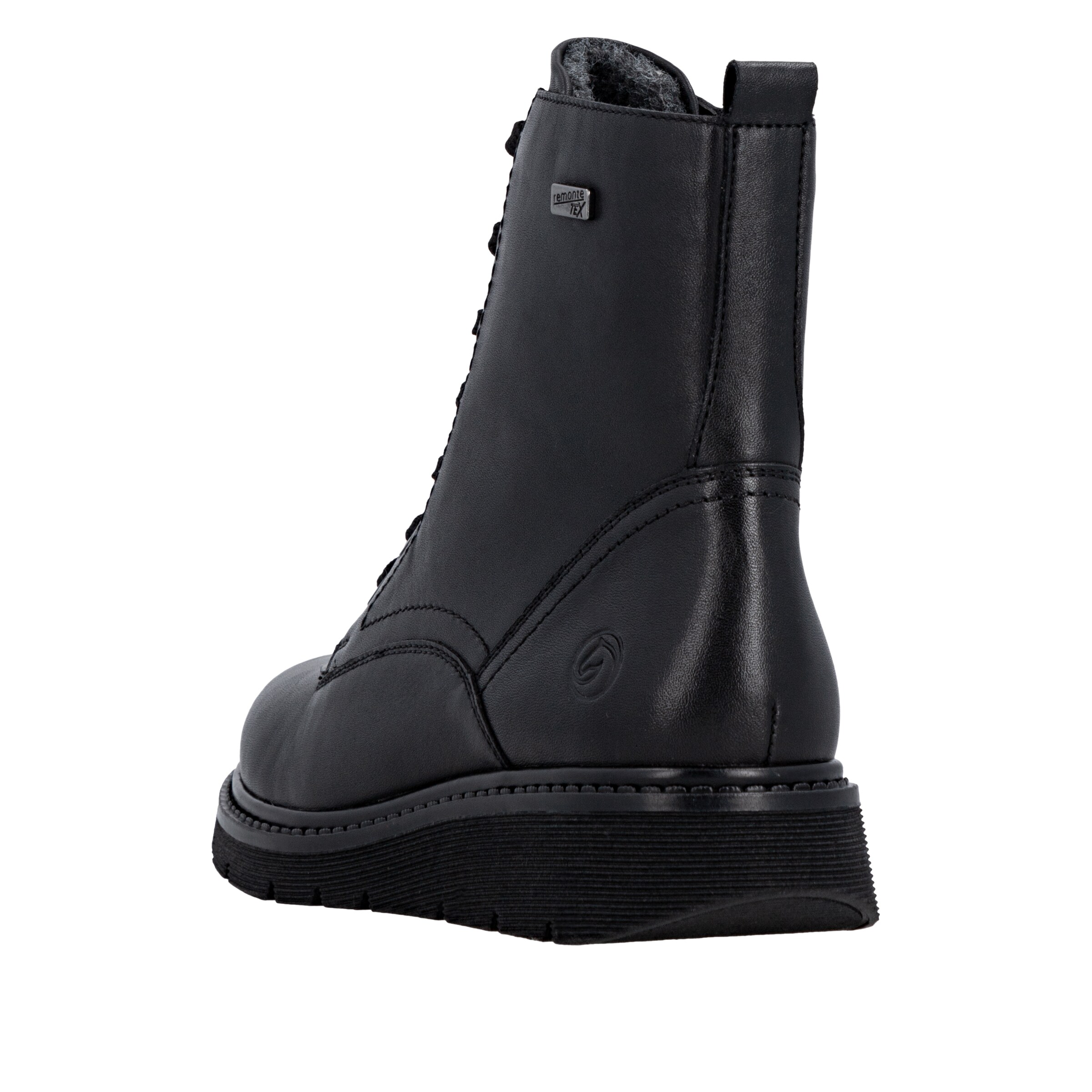 Stivaletto stringato 'D3979' di REMONTE in nero