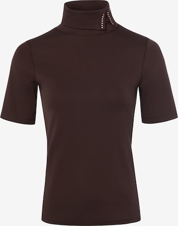 T-shirt Marc Cain en marron : devant