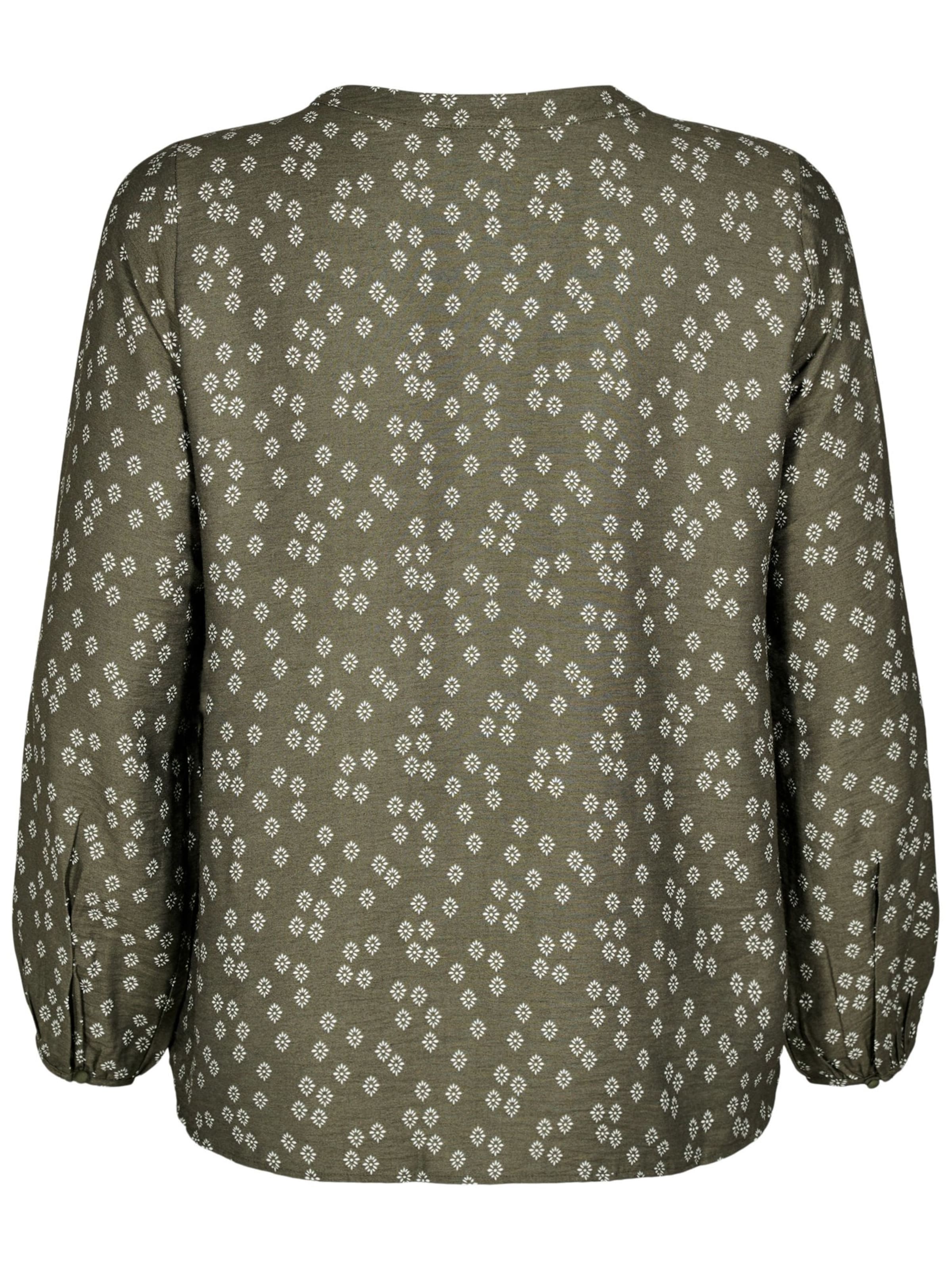 Zizzi Bluse 'Caava' in Grün