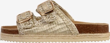 Xti Sandale 'Ledersandalen' in Gold: Vorderseite