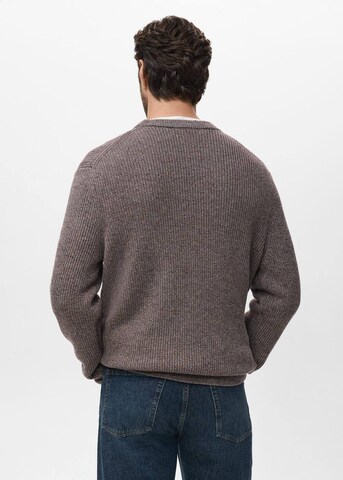 MANGO MAN Sweater 'Azores' in Grey