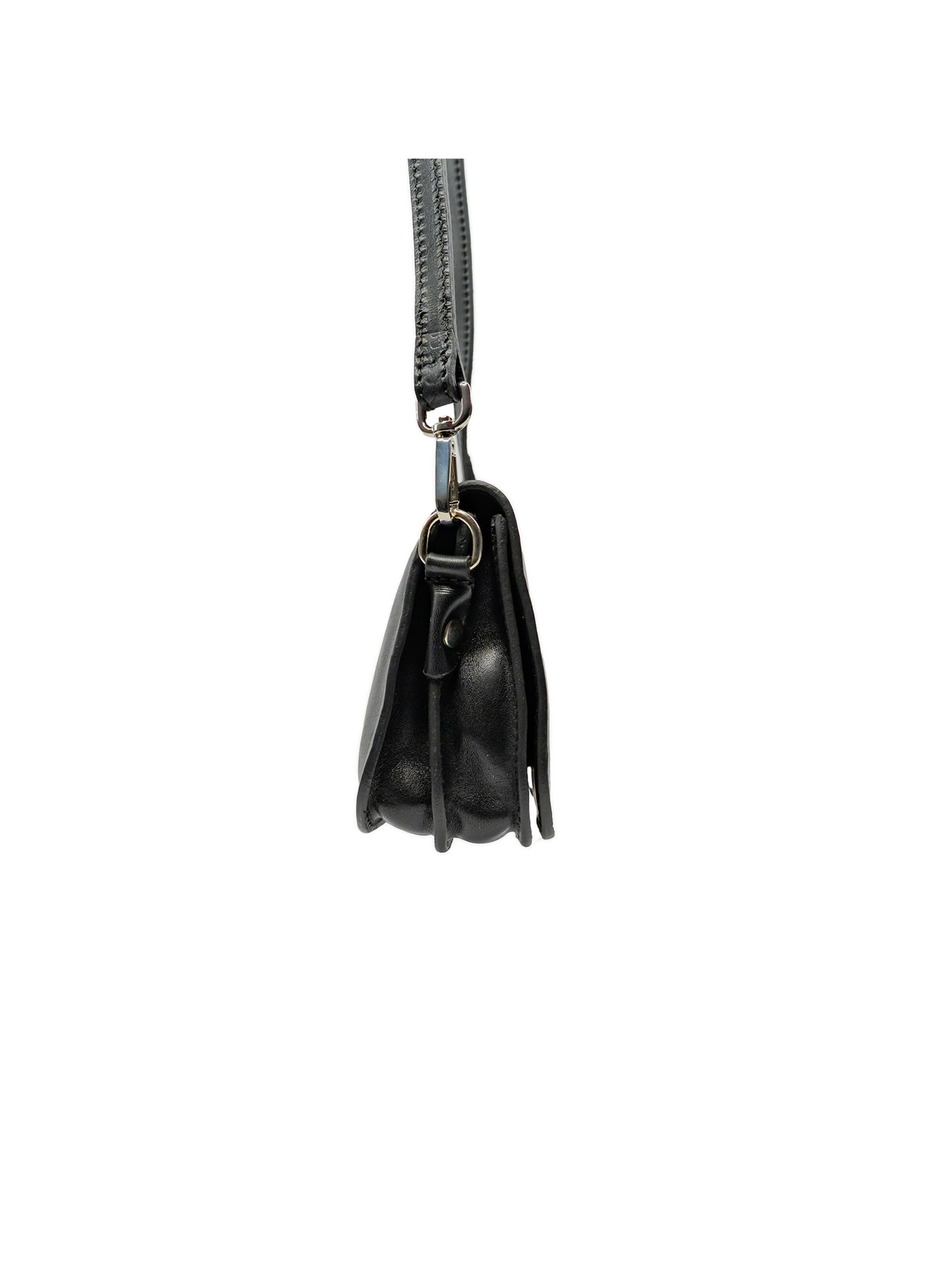 bupell Schultertasche 'Cinzia'‌‌‌‌‌‌‌‌‌ in Schwarz