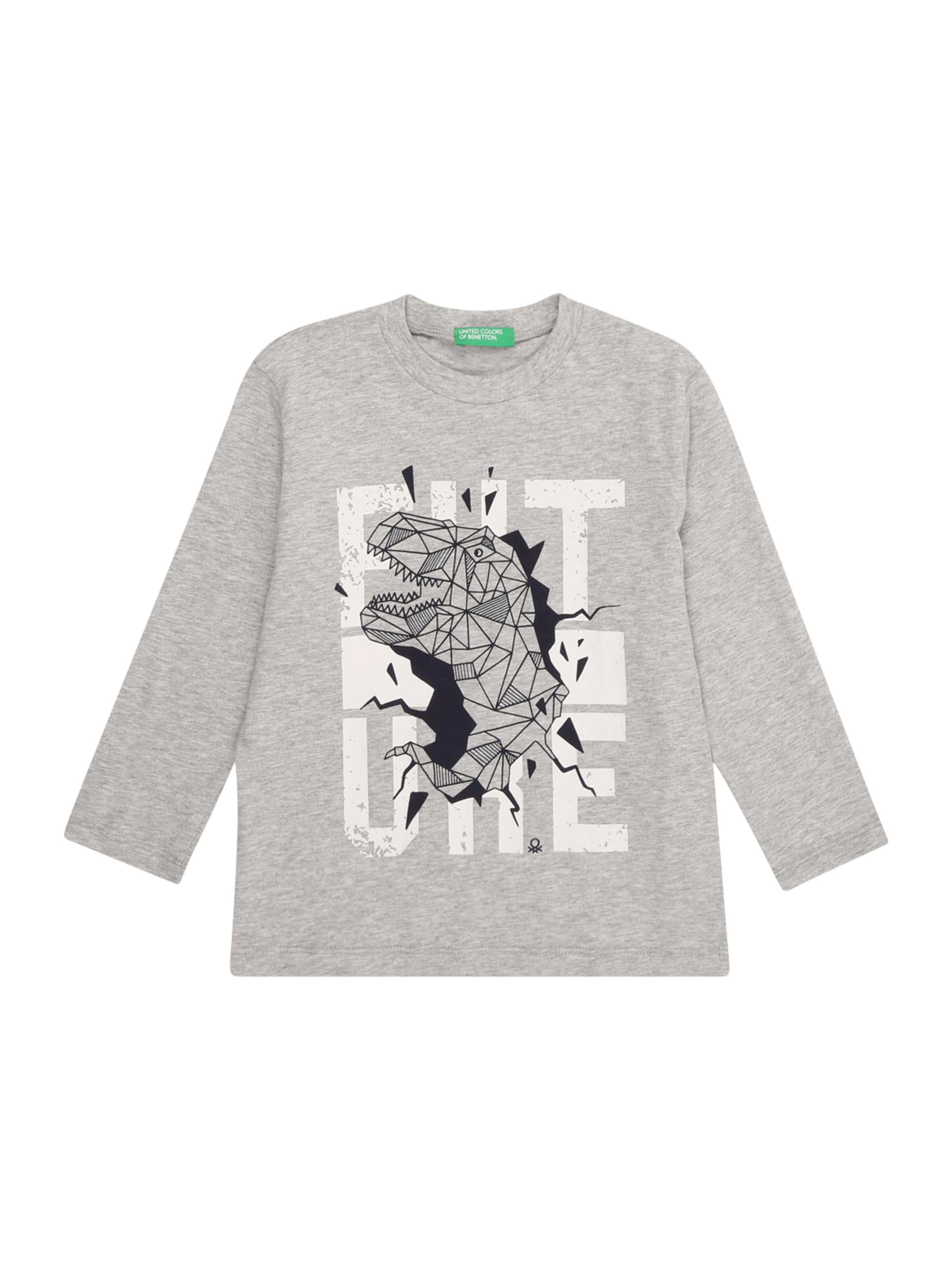 UNITED COLORS OF BENETTON Koszulka w kolorze szary: przód