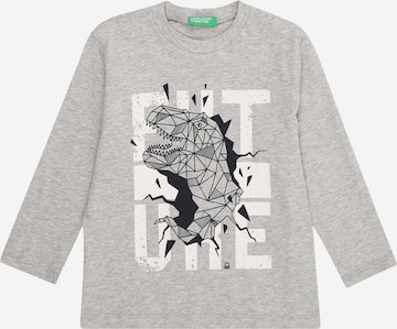 UNITED COLORS OF BENETTON Shirt in Grau: Vorderseite