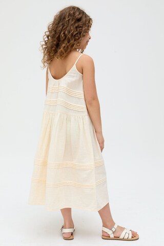 RAFFYA Kleid in Beige
