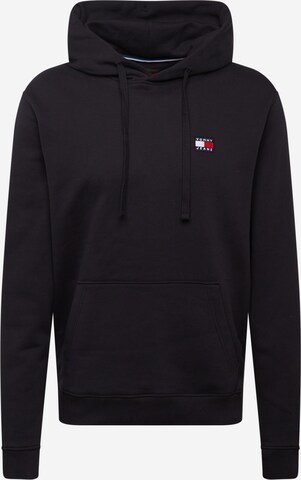 Tommy Jeans Sweatshirt in Zwart: voorkant