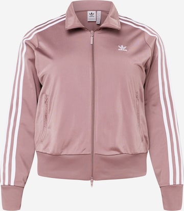 ADIDAS ORIGINALS Zip-Up Hoodie 'Adicolor Classics Firebird Primeblue ' in Pink: front