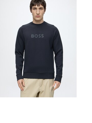 BOSS Sweatshirt 'Salbo' in Blue: front