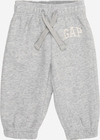 Effilé Pantalon GAP en gris : devant