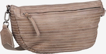 FREDsBRUDER Umhängetasche 'Layer' in Braun: Vorderseite