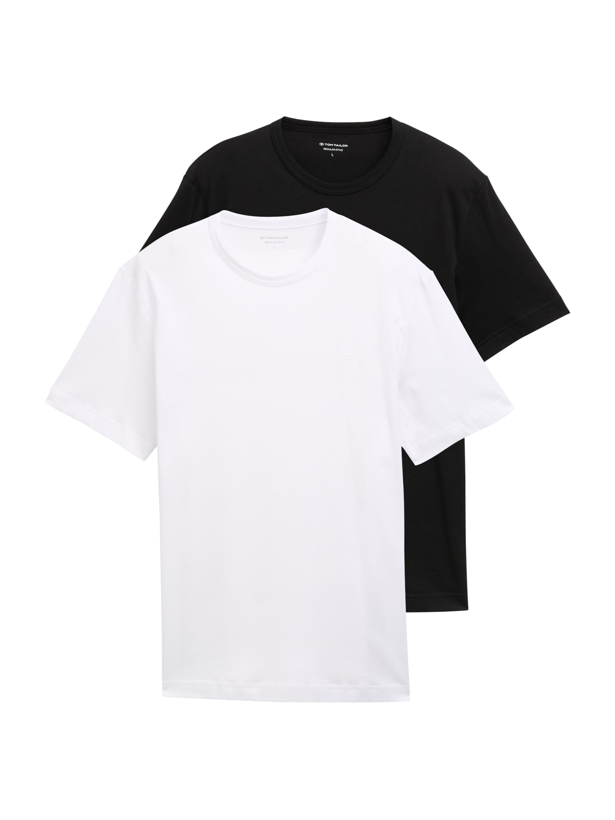 TOM TAILOR Μπλουζάκι σε μαύρο: μπροστά