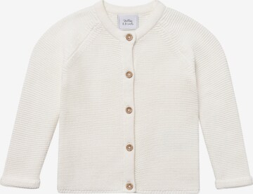 Stellou & Friends Knit cardigan ' ' in White: front