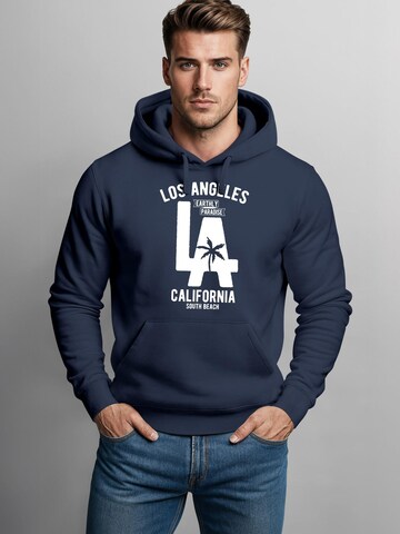 Neverless Sweatshirt 'Los Angeles' in Blue