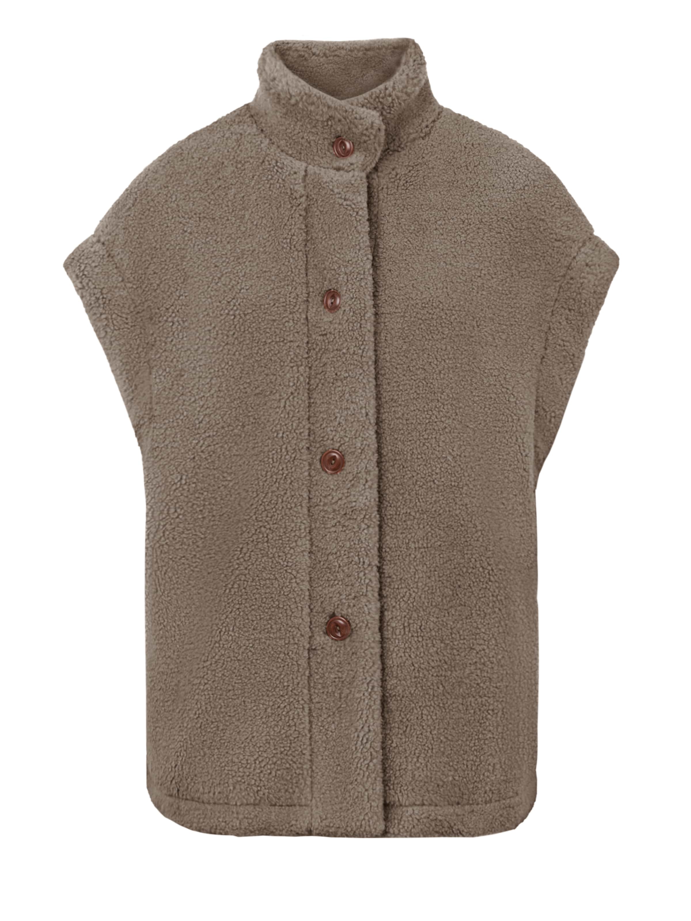 Imily Bela Weste in Beige: Vorderseite