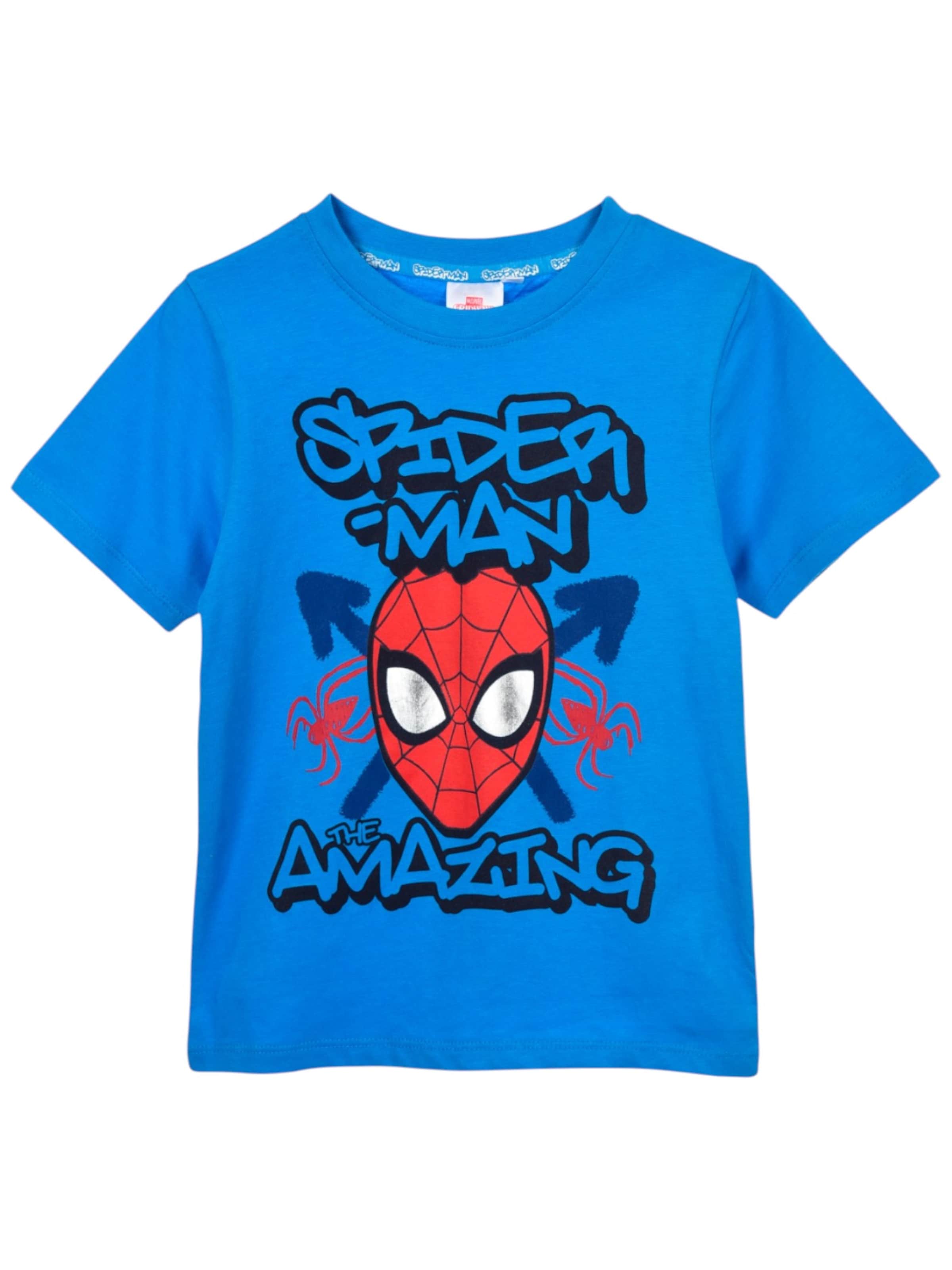 Spider-Man Shirt 'Spider-Man T-Shirt'‌‌‌‌‌ in Blau: Vorderseite