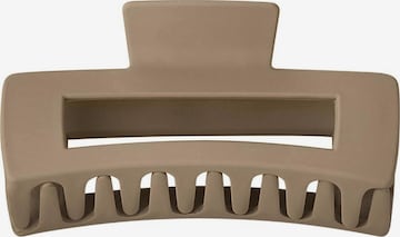 Good to Blue Hair jewelry 'Große rechteckige Haarklammer' in Beige: front