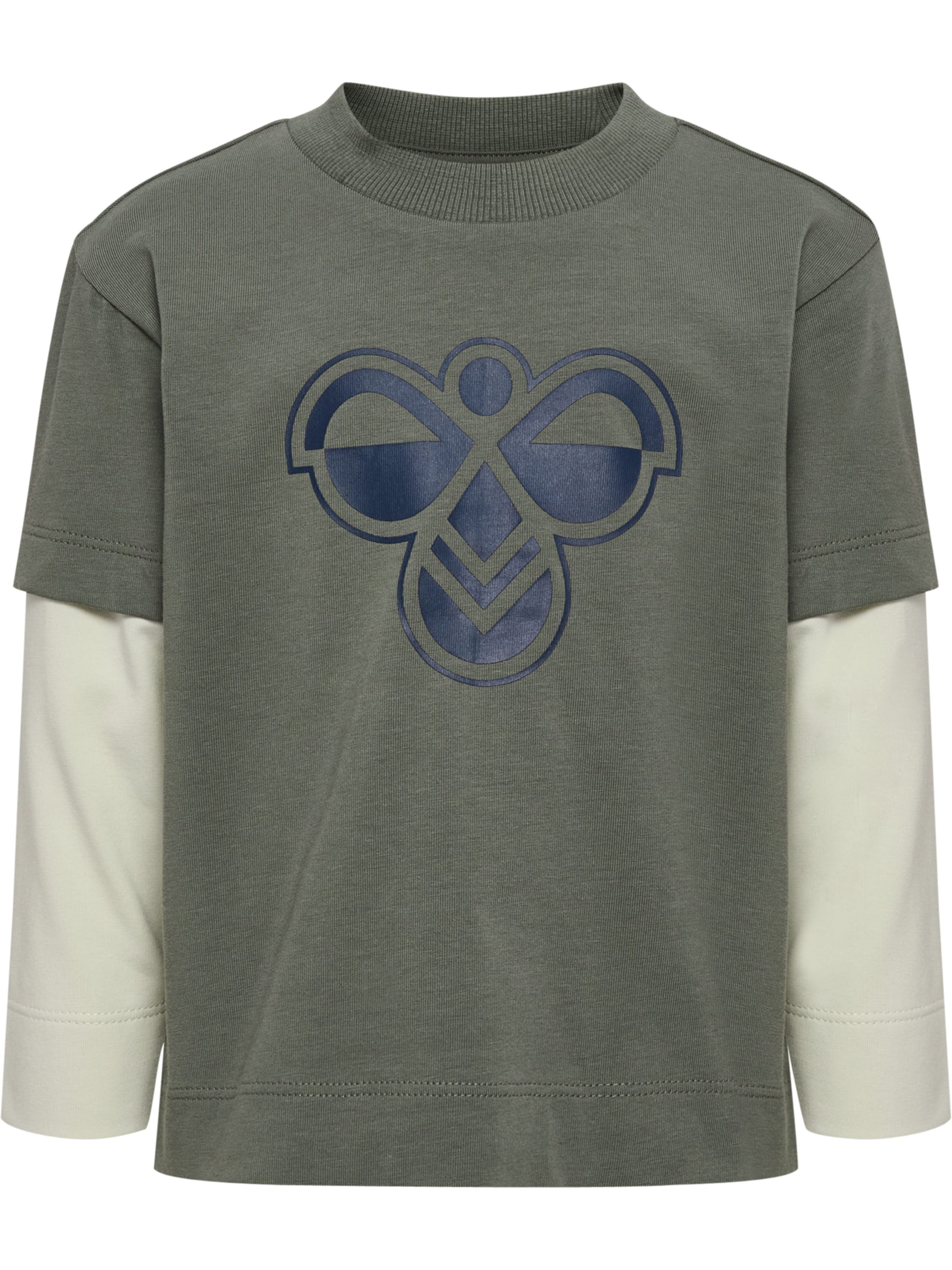 Hummel Shirt in Grijs: voorkant