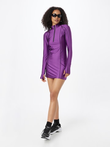 Oval Square Dress in Purple