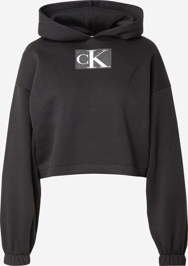 Calvin Klein Jeans Sweatshirt i svart / vit, Produktvy