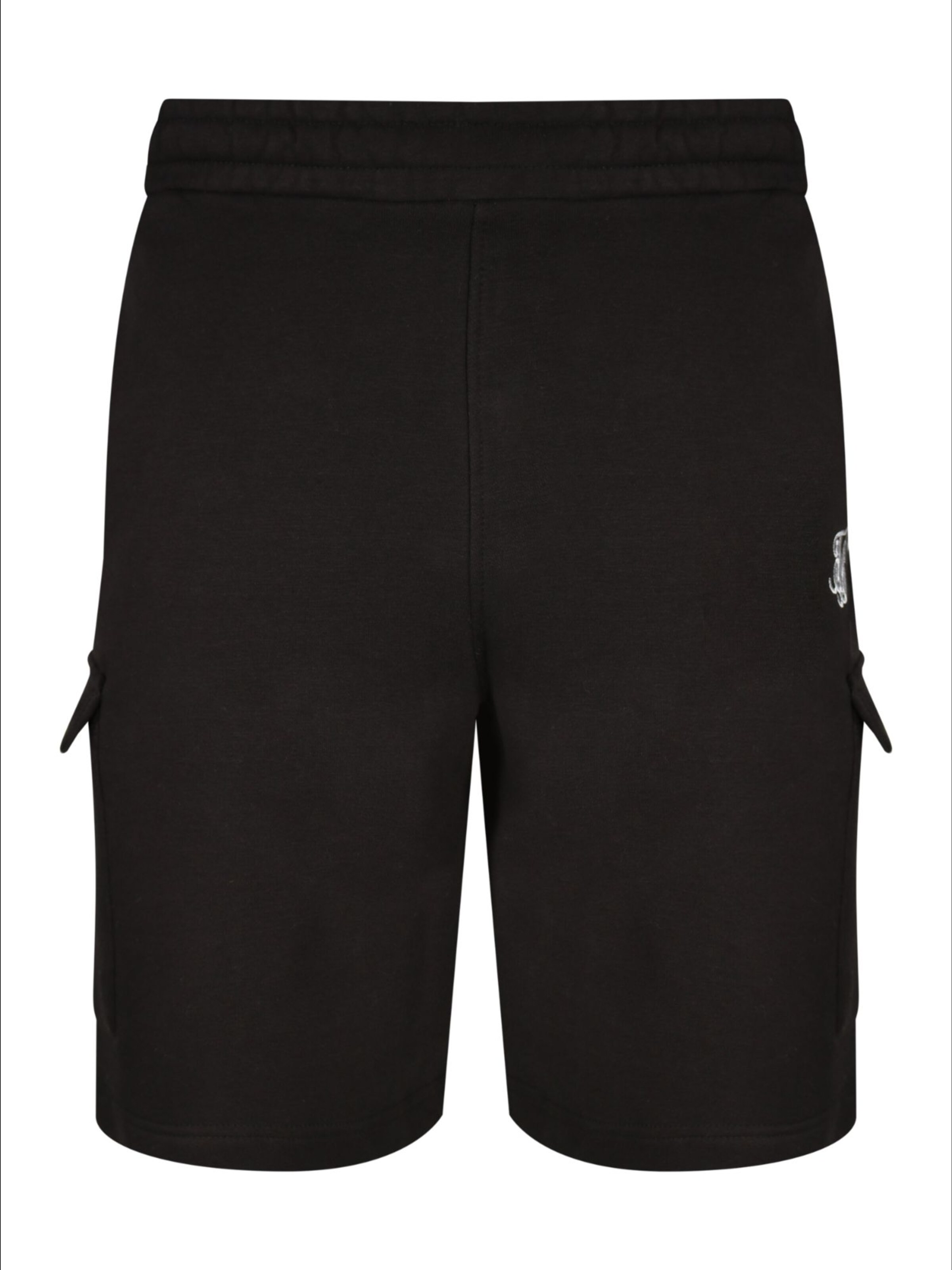 SikSilk Regular Pants in Black: front
