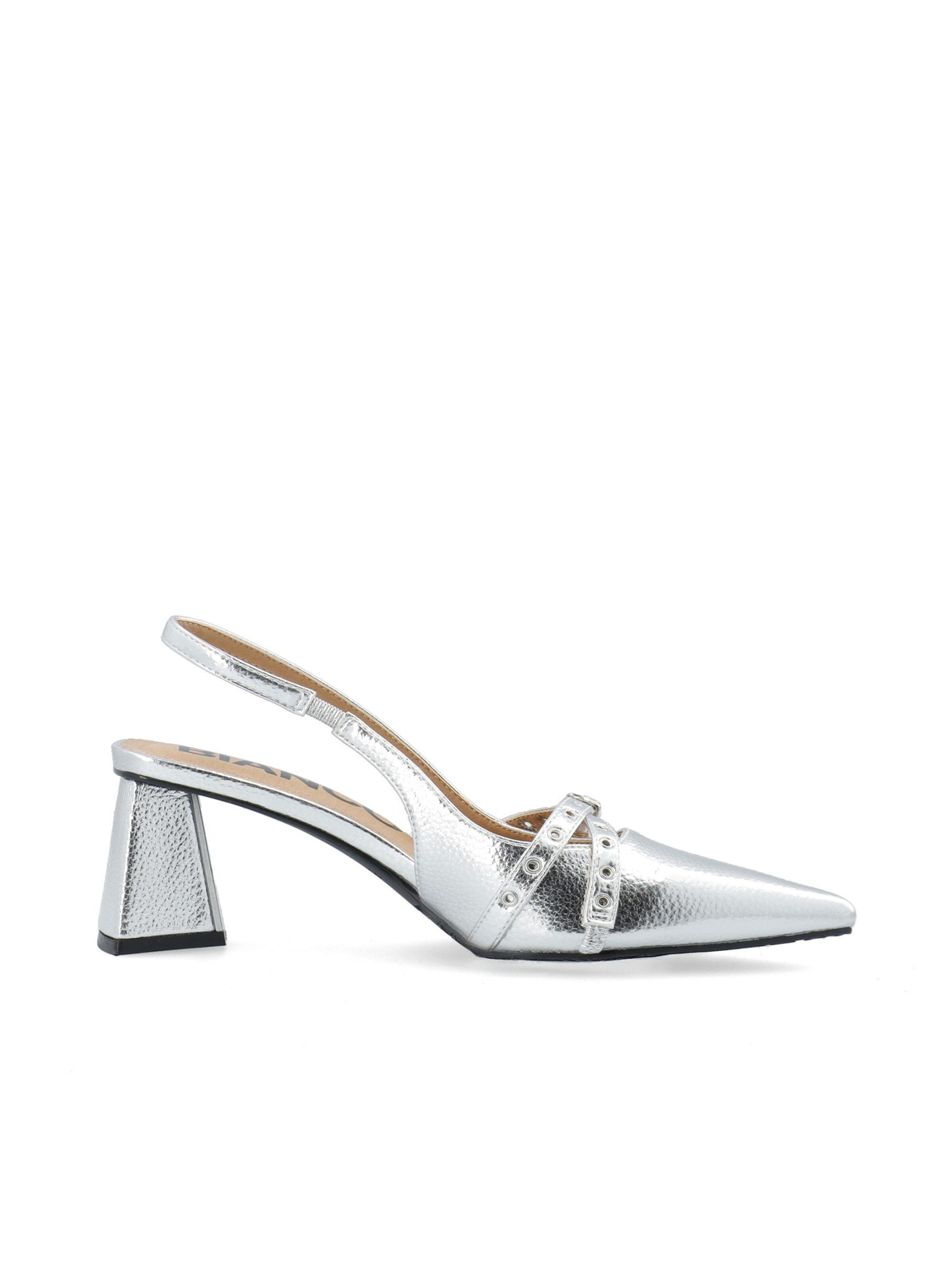 Bianco Slingback pumps 'Maralyn' in Silver