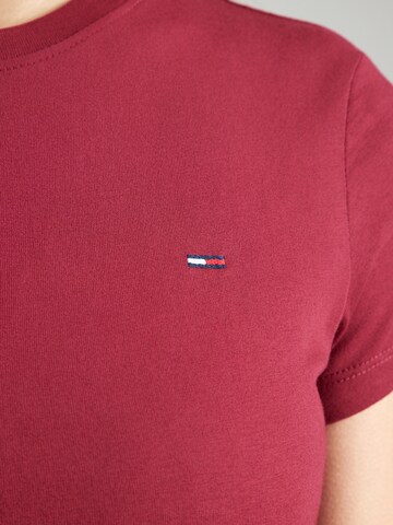 Tommy Jeans Tričko – červená