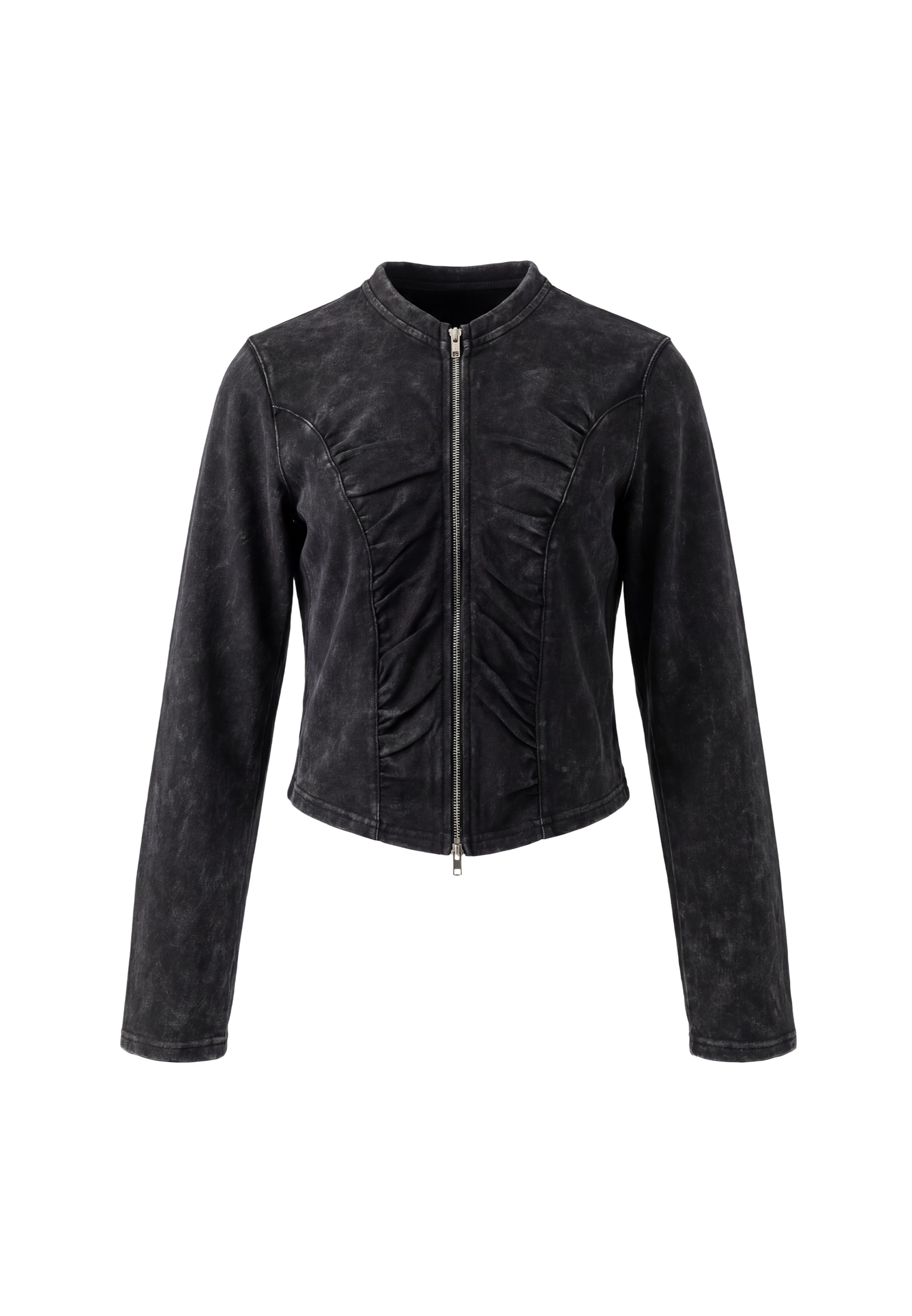 myMo ROCKS Jacke in Schwarz: Vorderseite
