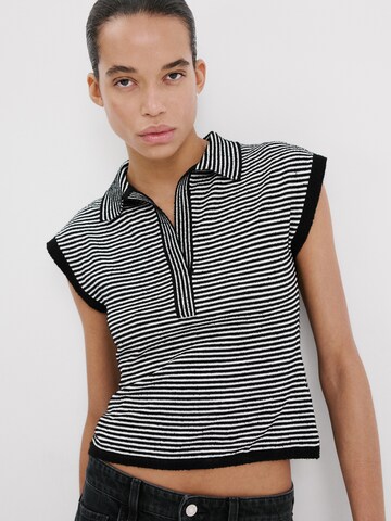 MANGO Pullunder 'VAPORE' in Schwarz: Vorderseite