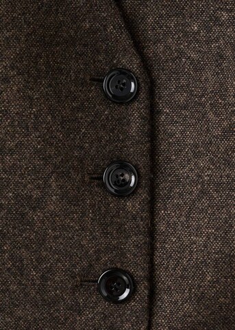 MANGO Vest 'Piper' in Brown