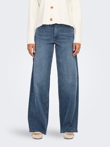Wide leg Jeans 'ONLMadison' di ONLY in blu: frontale