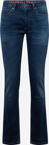 HUGO Slimfit Jeans in Blau: predná strana