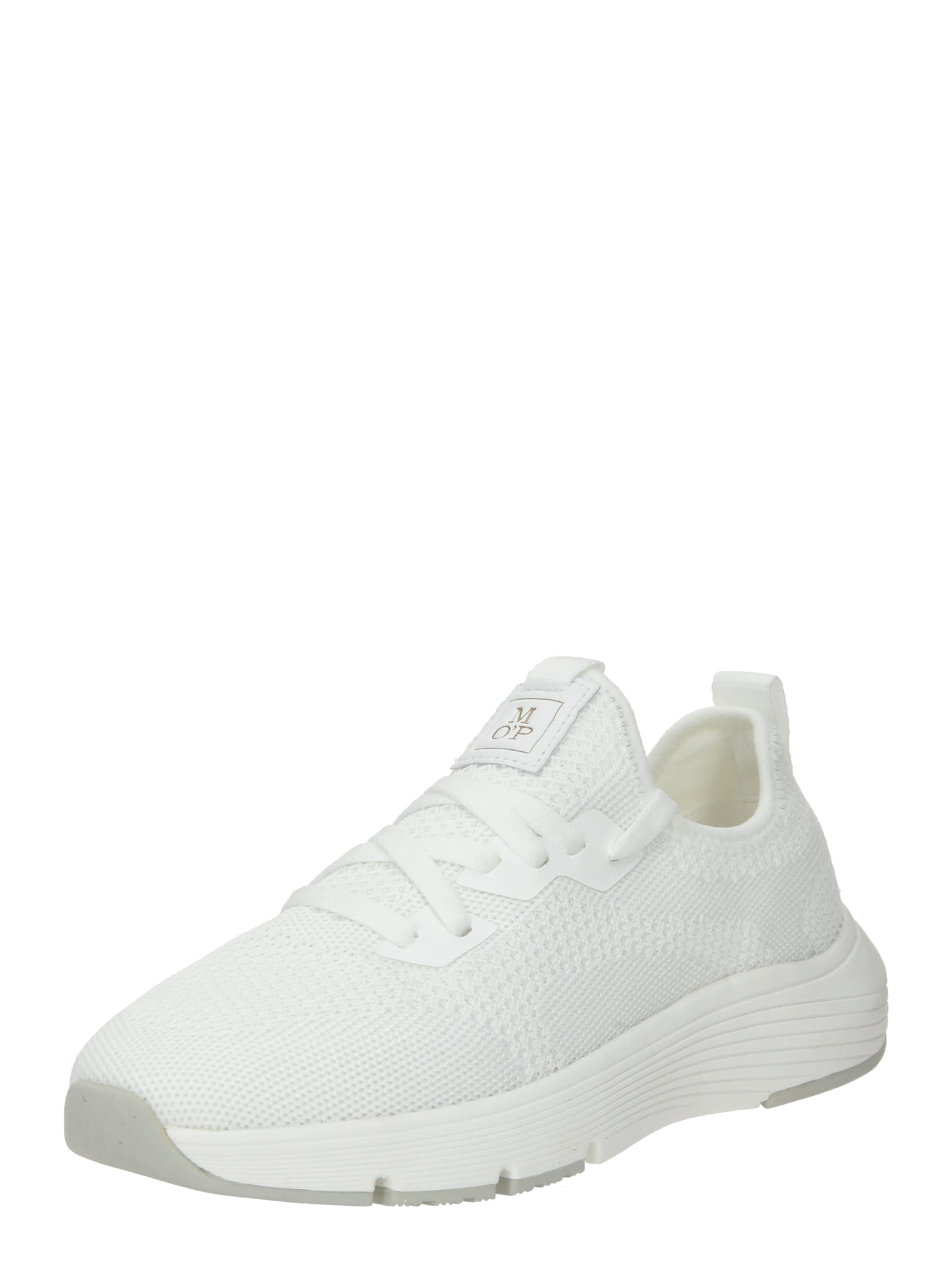Baskets basses 'Leila' Marc O'Polo en blanc : devant
