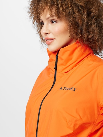 ADIDAS TERREX Športna jakna 'Multi Rain.Rdy 2-Layer Rain ' | oranžna barva