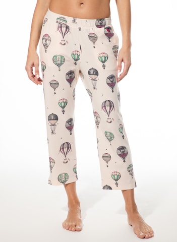 Sanetta Pyjamahose in Beige: Vorderseite
