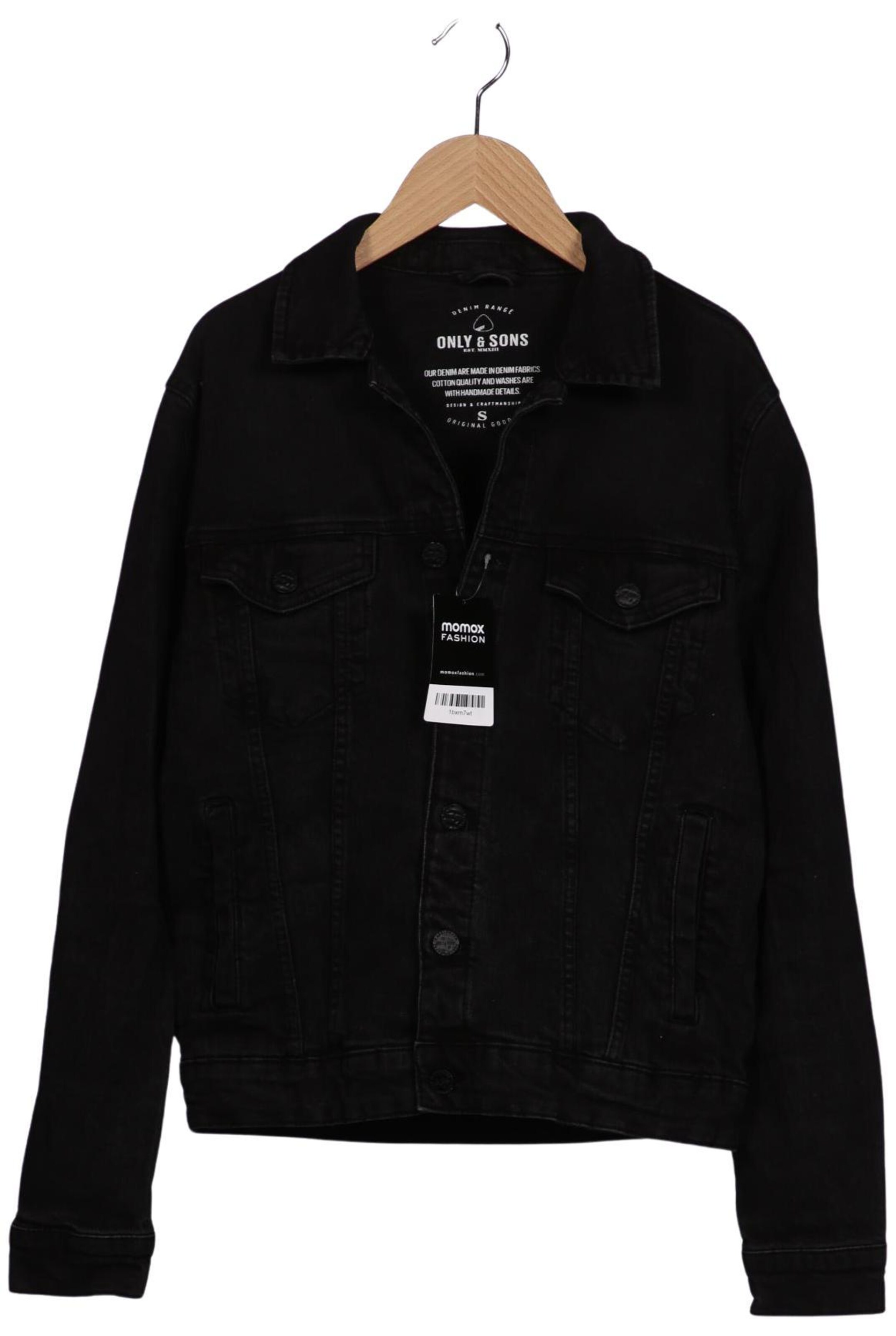Only & Sons Jacket & Coat in S in Black: front