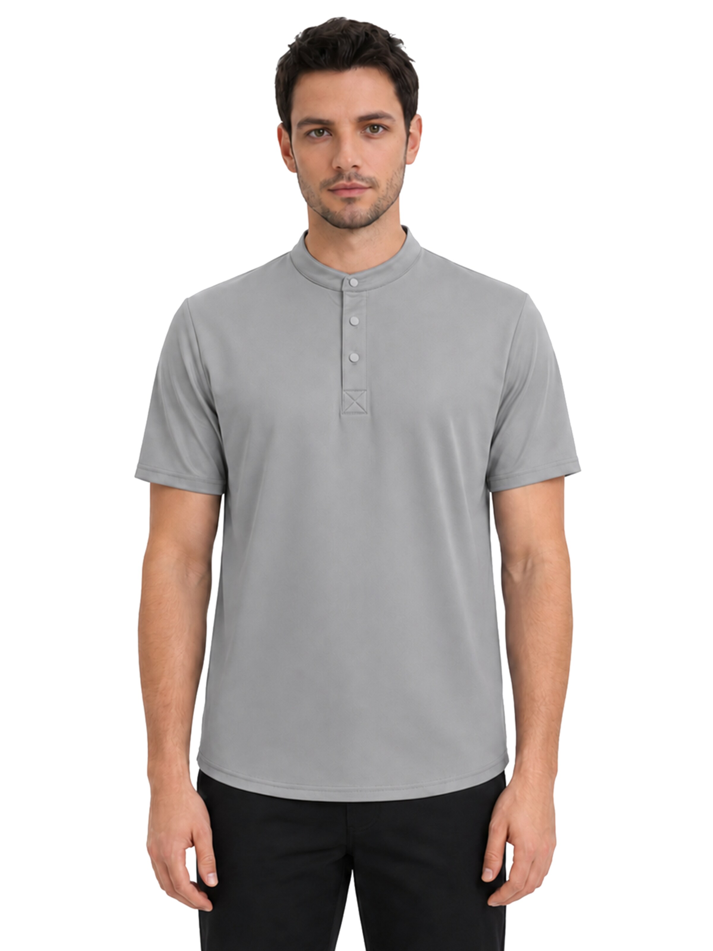 ALLTHEMEN Shirt 'Atmen'‌‌‌‌‌‌ in Grau