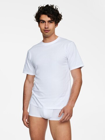 Henderson - Camiseta 'Leichtes Baumwoll-T-Shirt mit Rundhals, T-Line S' en blanco