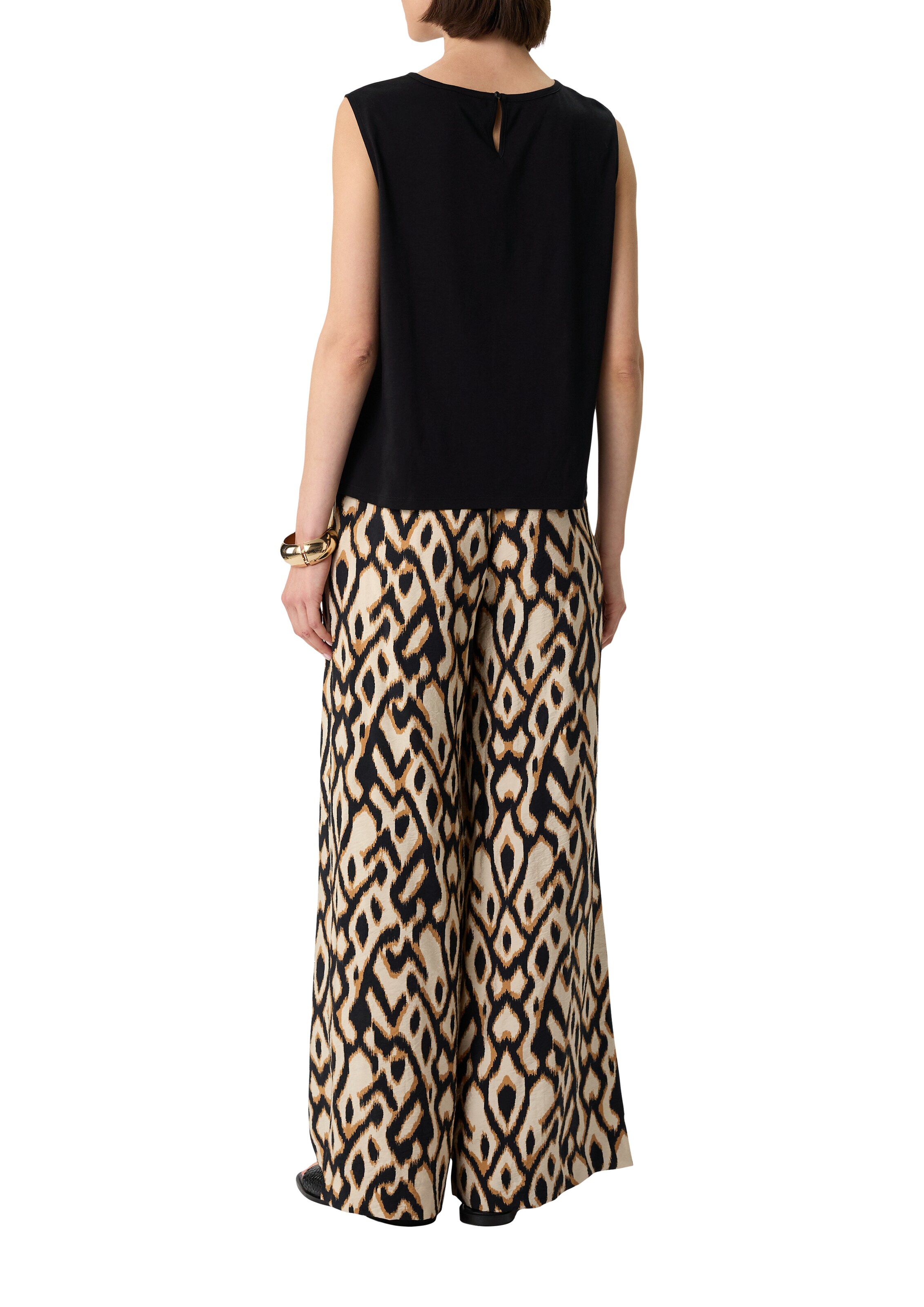 COMMA Blouse in Zwart