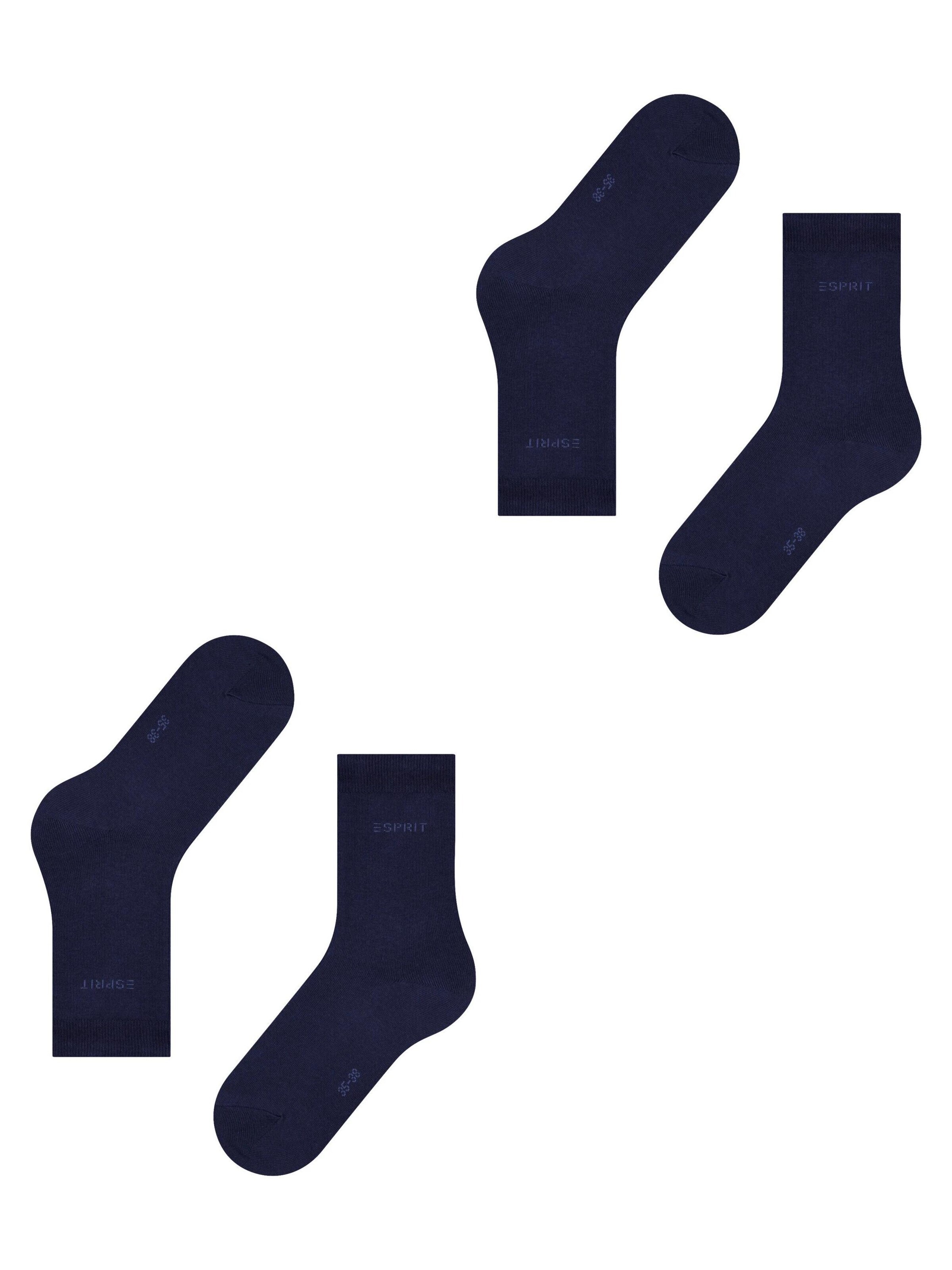 ESPRIT Socken 'Uni 2-Pack'‌‌‌‌ in Blau