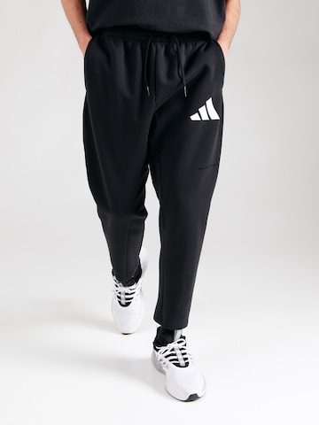 ADIDAS SPORTSWEAR Конический (Tapered) Спортивные штаны 'FI' в Черный: спереди