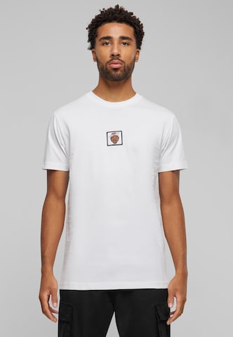 MT Men Shirt 'LA Sketch' in White: front