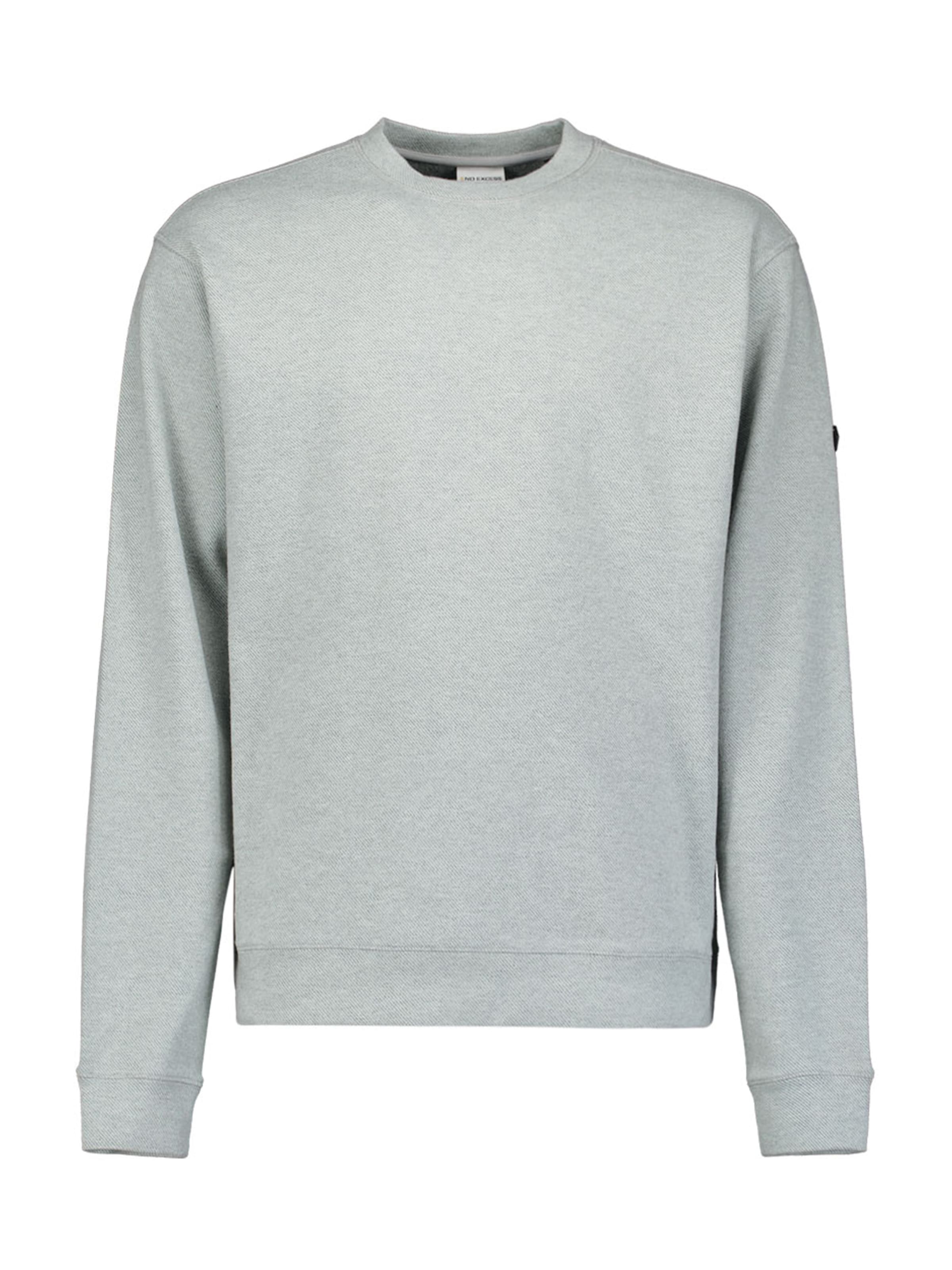 Sweat-shirt No Excess en bleu : devant
