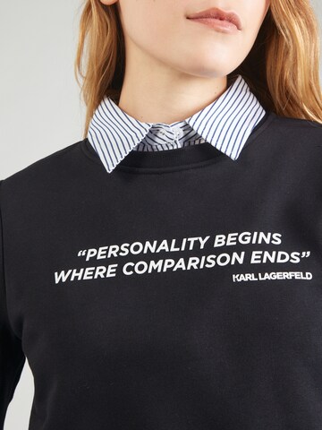 Karl Lagerfeld Sweatshirt in Schwarz